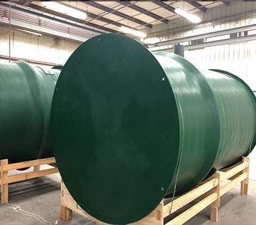 Fiberglass wet wells